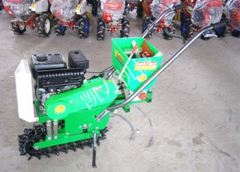 鏈軌式耘播機